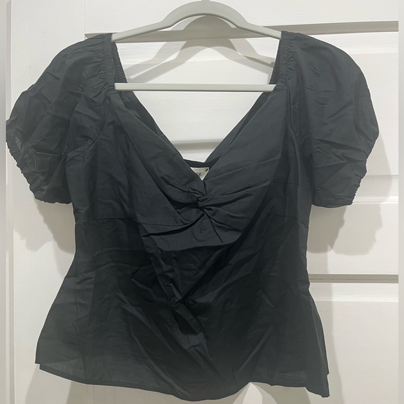 L’AGENCE Gemini Top black. Size Large. New with tags! - Picture 5 of 10